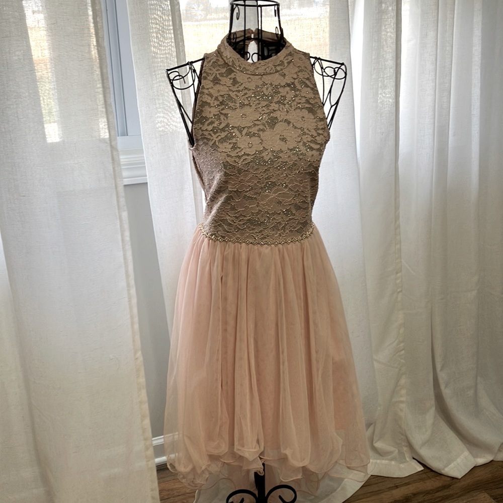 Speechless Lace and Tulle Dress